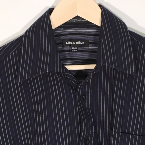 Linea Dome Mens Size Medium 15.5-16 Long Sleeve - Picture 3 of 5